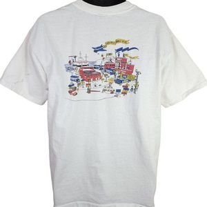 Johnson & Wales University Wildcats T Shirt Vintage 80s 1989 Griffin Getdown